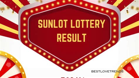 sunlott result